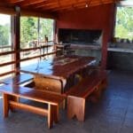 cabaña roja en villa yacanto de calamuchita cordoba