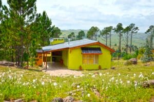 cabaña verde en villa yacanto de calamuchita