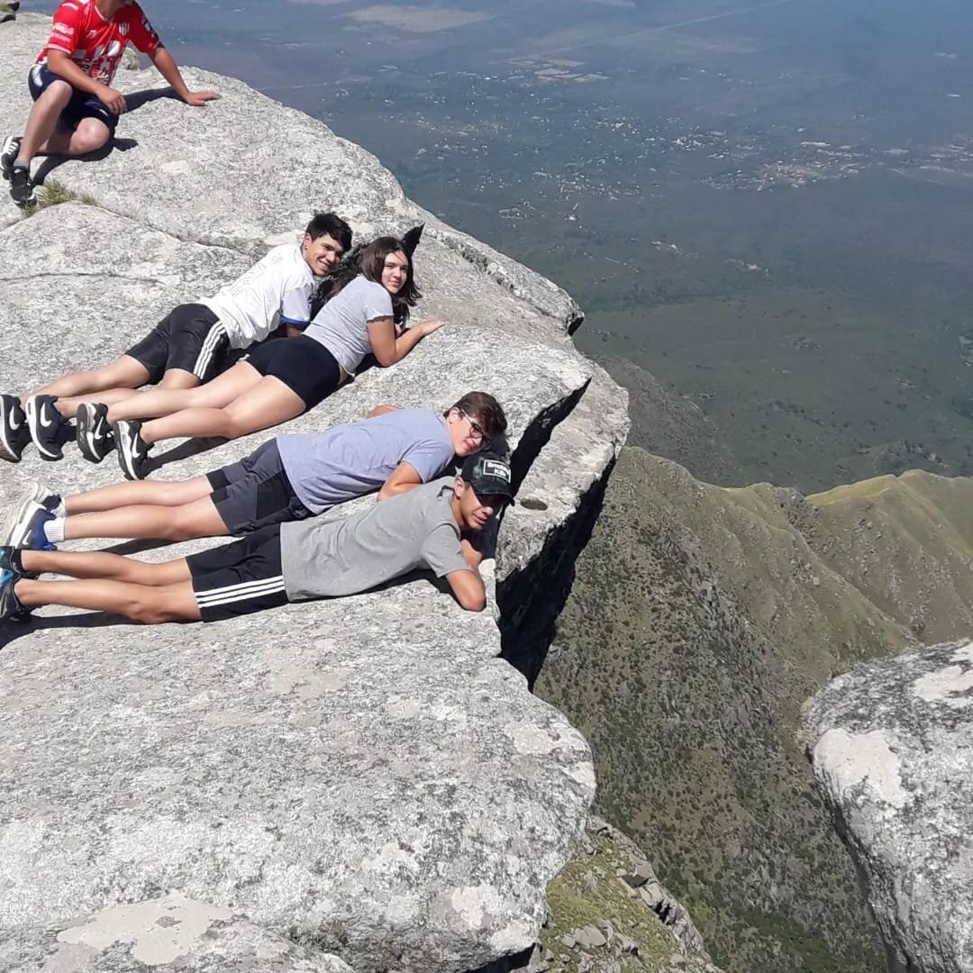 La sima del champaqui como se ve San luis desde 3.000 metros de altura