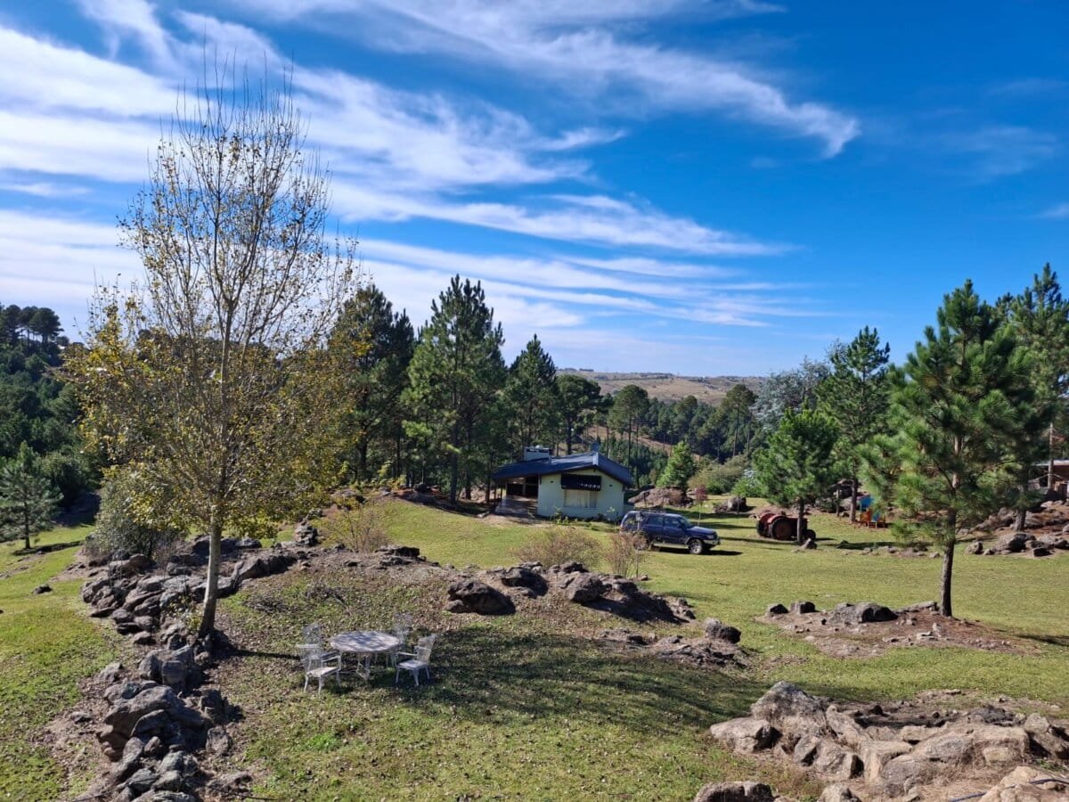 Alojamiento en cabañas cerca del Cerro Champaquí